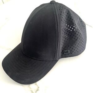Melin Black Perforated Cap